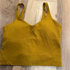 Lululemon Athletica Golden Yellow Tank Top